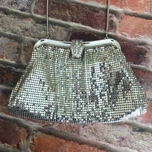 Whiting and Davis Silver Mesh Purse Bag